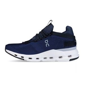 On Men’s Cloudnova Running Sneakers - Size 11, Navy/White
